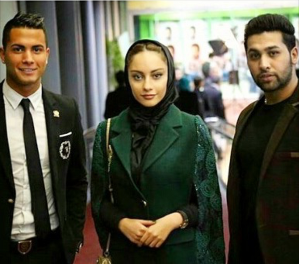 عکس ترلان پروانه با رونالدو