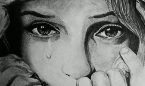 عکس صورت در حال گریه