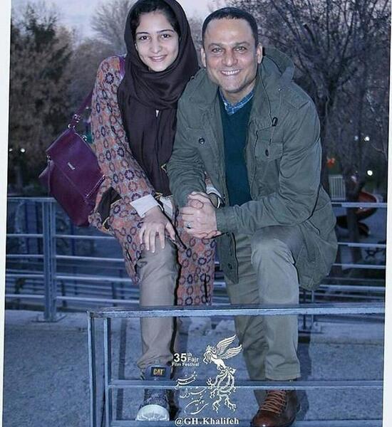 عکس همسر و فرزند حسین یاری