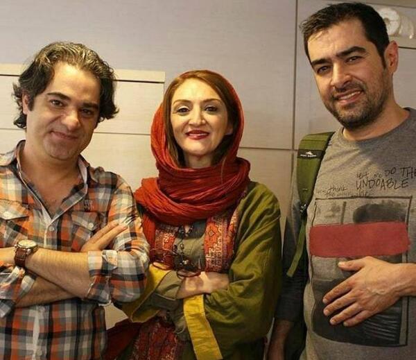 عکس شهاب حسینی و خواهرش