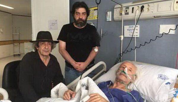عکس همسر جمشید مشایخی در تشییع جنازه
