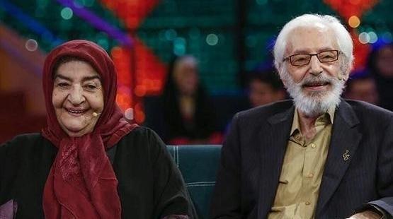 عکس همسر جمشید مشایخی در تشییع جنازه