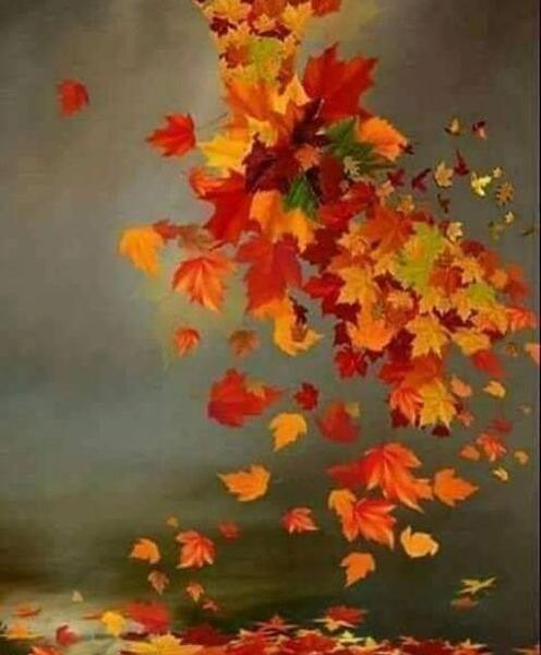 عکس نوشته پاییزی زیبا و فاز سنگین