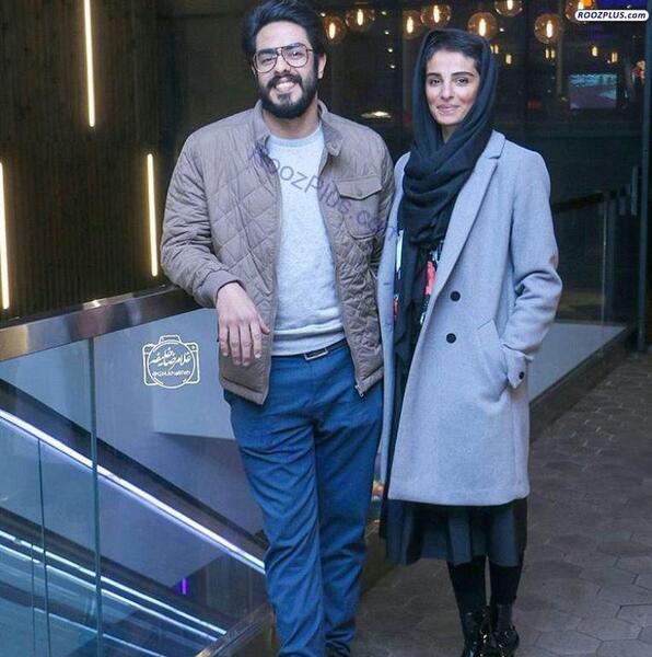 عکس پسر خسرو شکیبایی و همسرش
