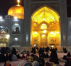 عکس تصاویر حرم امام رضا شب