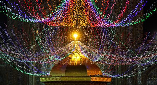 عکس تصاویر حرم امام رضا شب