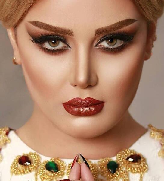 عکس عروس گریم شده زیبا