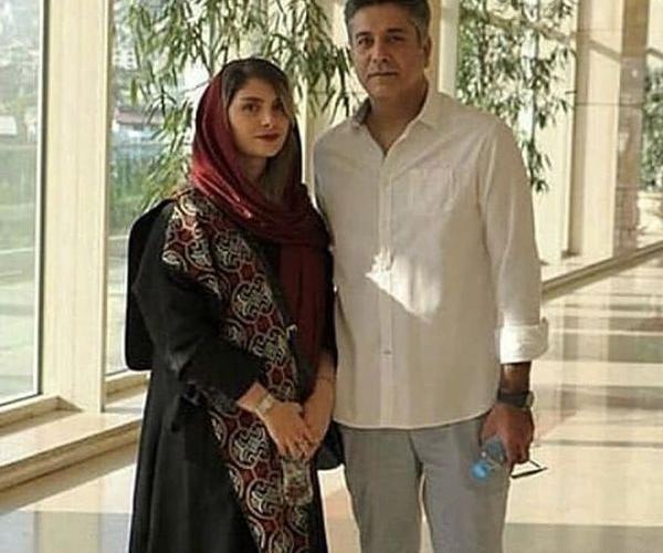 عکس حمیدرضا پگاه وهمسرش