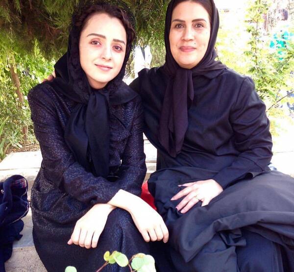 عکس ترانه علیدوستی در پشت صحنه شهرزاد