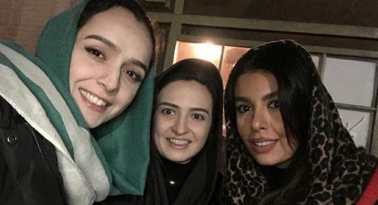 عکس ترانه علیدوستی در پشت صحنه شهرزاد