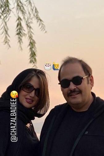 عکس جدید رضا داوودنژاد و همسرش