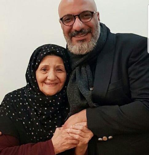 عکس امیر جعفری و مادرش
