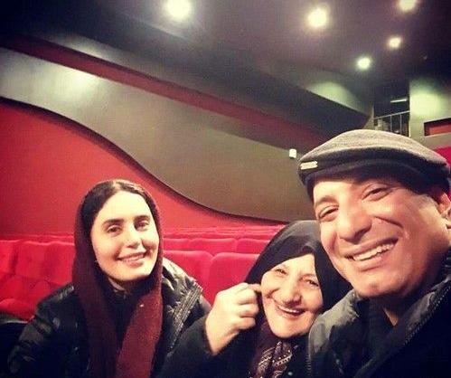 عکس امیر جعفری و مادرش