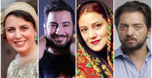 عکس بهرام رادان و لیلا حاتمی