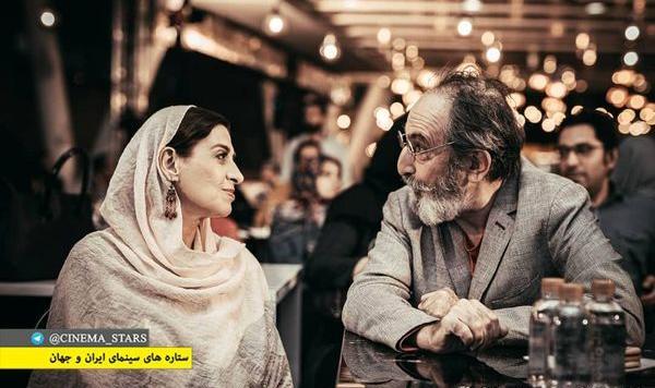 عکس فرهاد آئیش و زنش