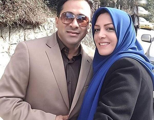 عکس حسین عابدینی وهمسرش