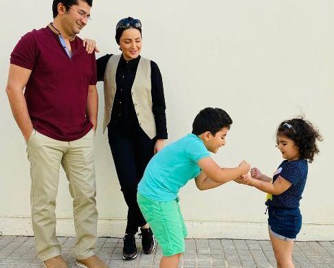 عکس شیلا خداداد وهمسرش وفرزندش