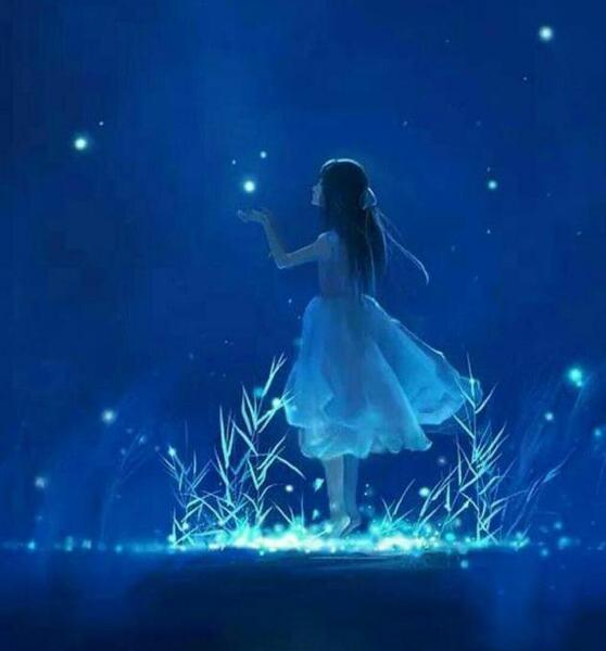 عکس پروفایل دختر آبی