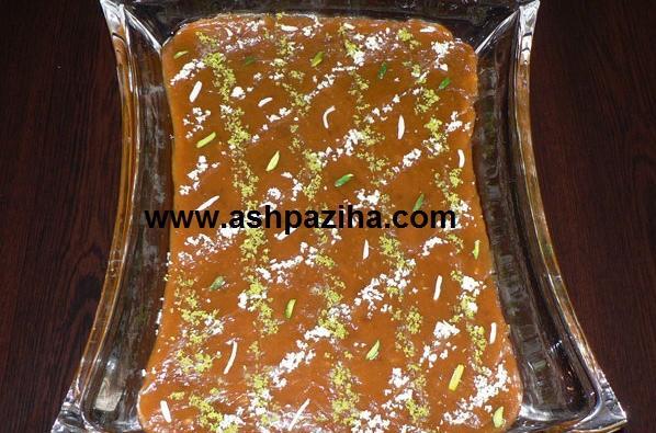 عکس حلوا با شیره انگور