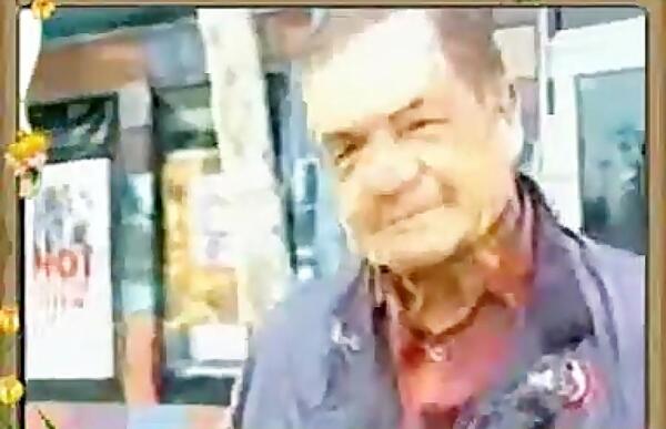 عکس سنگ قبر رضا بیک ایمانوردی