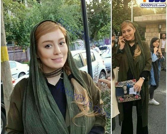 عکس الناز شاکردوست با موهای بافته