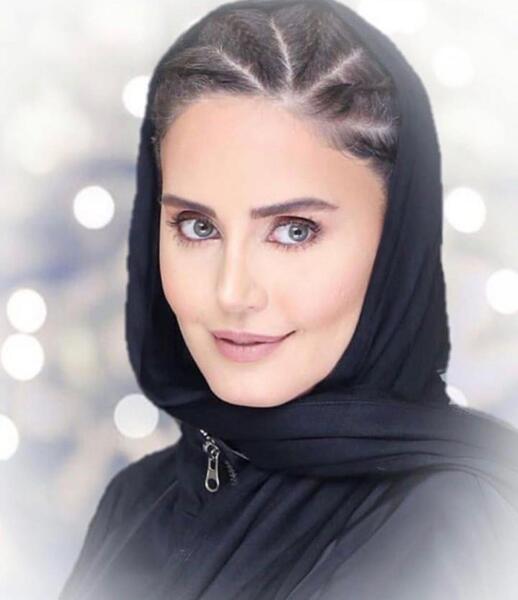 عکس الناز شاکردوست با موهای بافته