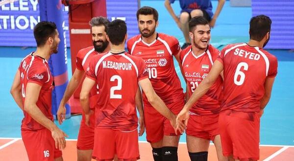 عکس اعضای تیم والیبال ایران