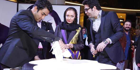 عکس الهام حمیدی با پوریا پورسرخ