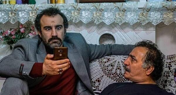 عکس بهرام افشاری با محسن تنابنده