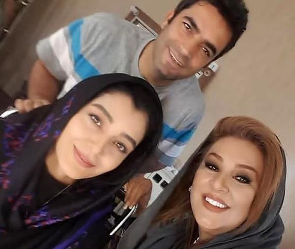 عکس ساره بیات منوچهر هادی