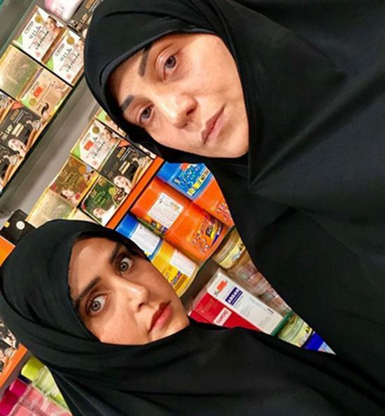 عکس شبنم مقدمی و پسرش