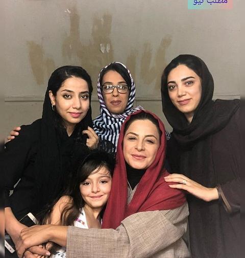 عکس پدر و مادر سیما تیرانداز