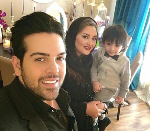 عکس پارسا پیروزفر به همراه همسرش
