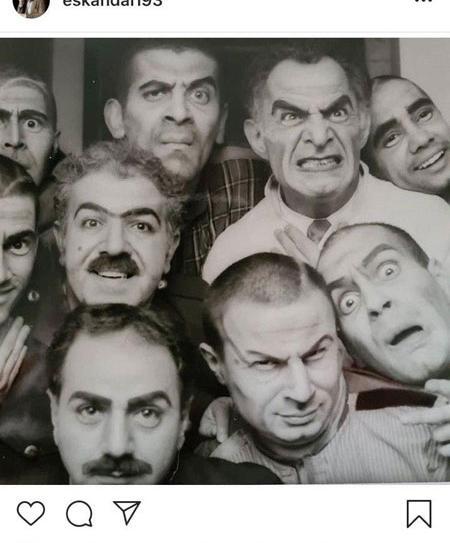 عکس سیروس گرجستانی در جوانی