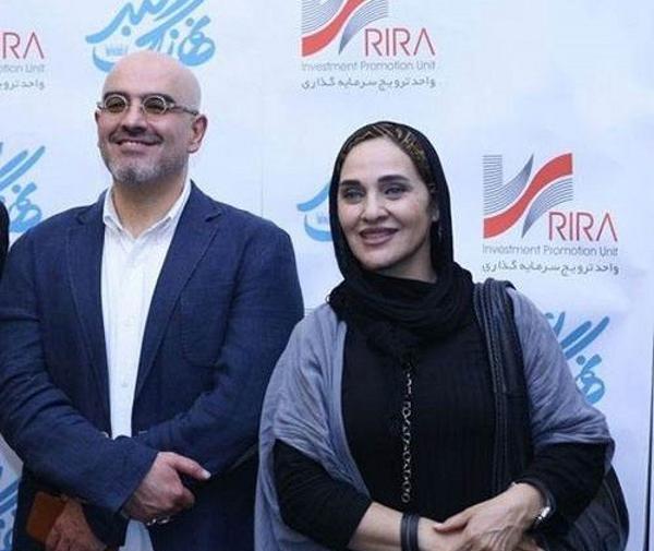 عکس رویا نونهالی با شوهرش