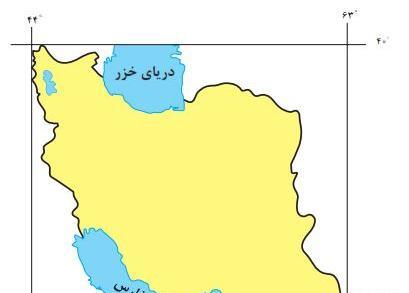 عکس نقشه ی خام ایران