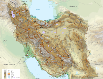 عکس نقشه ی خام ایران