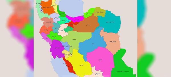 عکس نقشه ی خام ایران