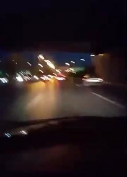 عکس استوری رانندگی در شب با اهنگ