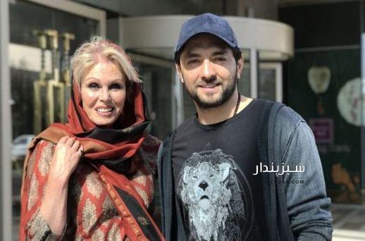 عکس مادر بهرام رادان