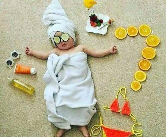 ژست عکس ماهگرد