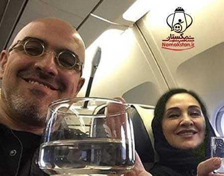 عکس رامین فاروقی همسر رویا نونهالی