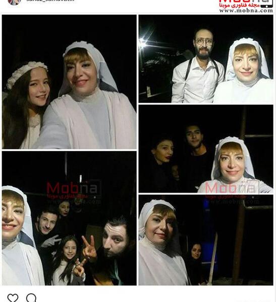 عکس بی حجاب ساناز سماواتی