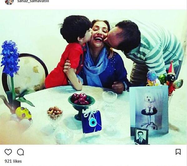 عکس بی حجاب ساناز سماواتی