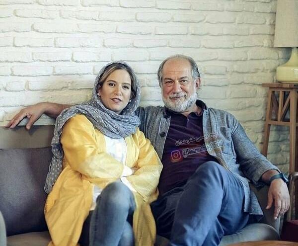 عکس آتیلا پسیانی با دخترش