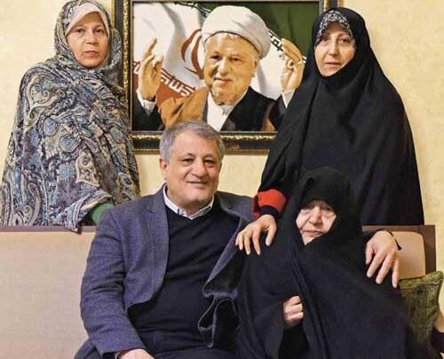 عکس فاطمه هاشمی رفسنجانی و همسرش