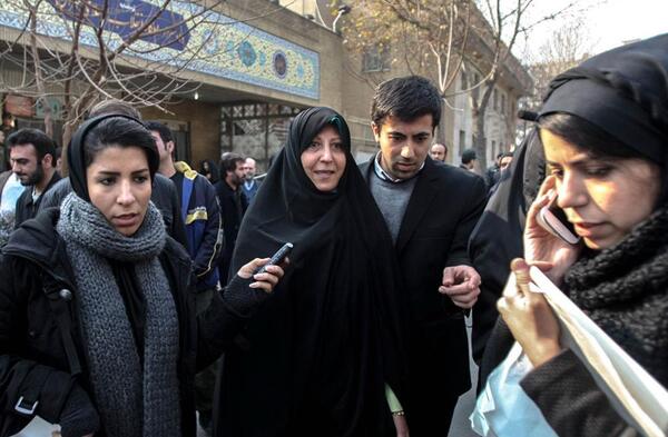عکس فاطمه هاشمی رفسنجانی و همسرش