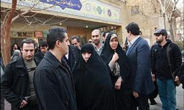 عکس فاطمه هاشمی رفسنجانی و همسرش