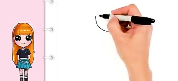 عکس نقاشی لیسا بلک پینک