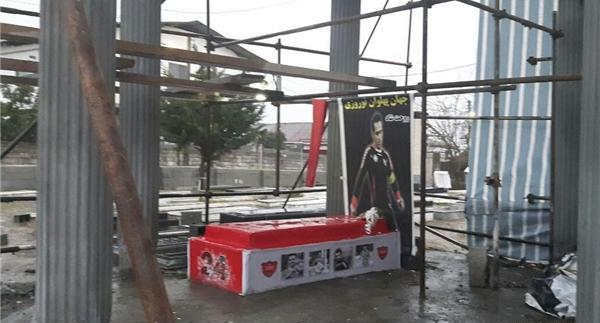 عکس سنگ قبر هادی نوروزی